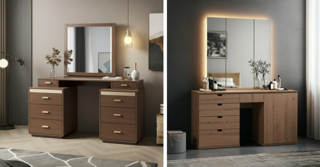 dresser with mirror- Adds Storage Without Clutter