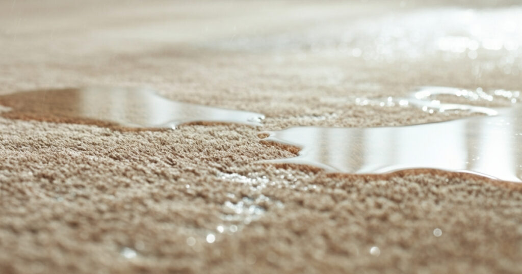wet carpet